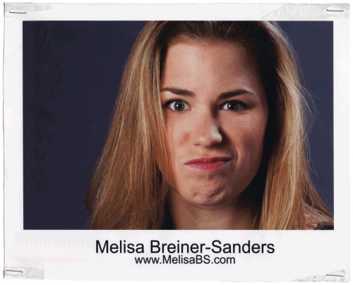 Here's one of Melisa's two headshots from the book